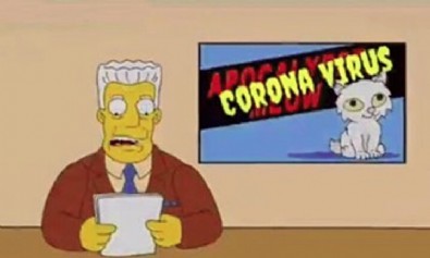 Simpsons'lardan bir kehanet daha! Koronavirüsün biteceği tarihi açıklamışlar...