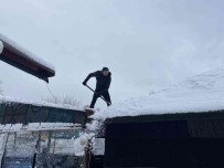 Bartin'da Kar Kalinligi 30 Santimetreye Ulasti