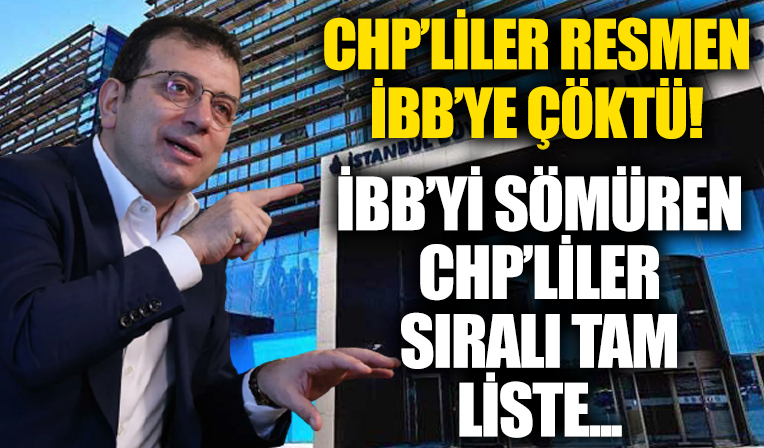 CHP'li yöneticiler İBB'yi borç batağına işte böyle sürükledi...