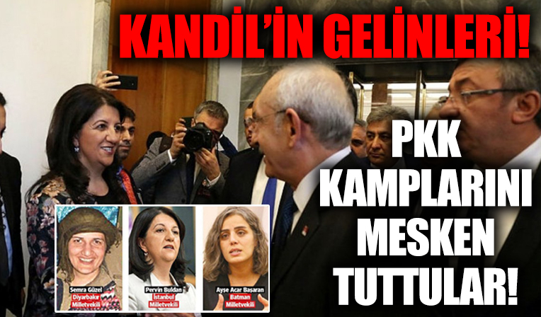 HDP'li vekillerin PKK kamplarına mühimmat taşıdığı ortaya çıktı!