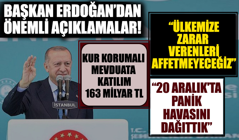 Kabine Toplantısı sona erdi! Başkan Recep Tayyip Erdoğan'dan önemli açıklamalar