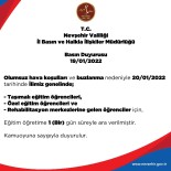 Nevsehir'de Tasimali Egitime 1 Gün Ara Verildi
