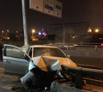 Baskent'te Trafik Kazasi Açiklamasi 1 Yarali