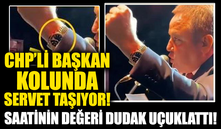 CHP'li Antalya Büyükşehir Belediye Başkanı Muhittin Böcek'in saatinin fiyatı dudak uçuklattı! Gönderim ücreti bile binlerce lira...