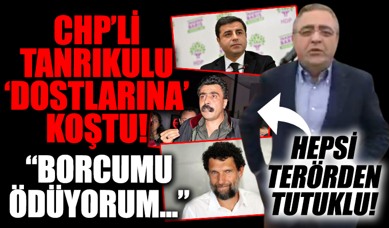 CHP'li Sezgin Tanrıkulu terör suçlarından tutuklu Selahattin Demirtaş, Osman Kavala ve Selçuk Kozağaçlı'yı ziyaret etti! T