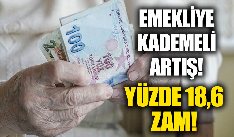 Emekliye kademeli artış: Maaşa yüzde 18,6 zam bekleniyor