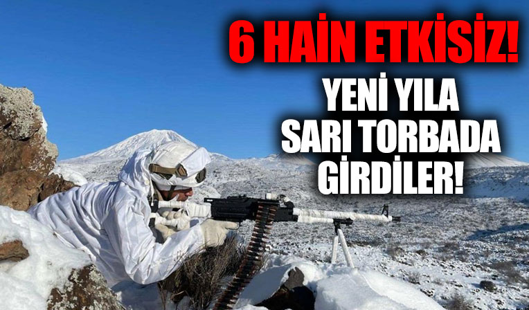 MSB 6 teröristin öldürüldüğünü açıkladı