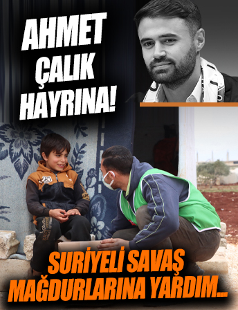 Ahmet Çalık'ın ailesinde Suriyeli savaş mağdurlarına yardım!