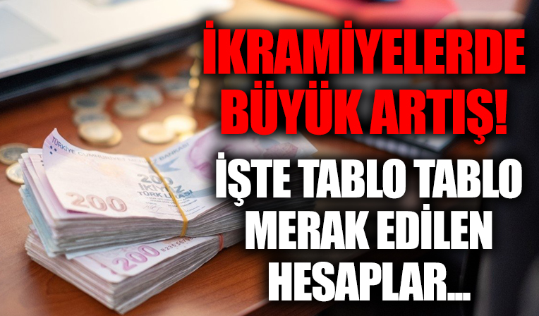 İkramiye tarihleri belli oldu! Büyük artış! İşte tablo tablo merak edilen hesaplar...