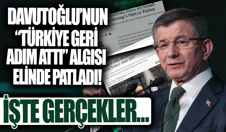 İsrail Cumhurbaşkanı Isaac Herzog'un olası Türkiye ziyareti 'stratejik derinliklerde' kaybolan Davutoğlu'nu çarptı