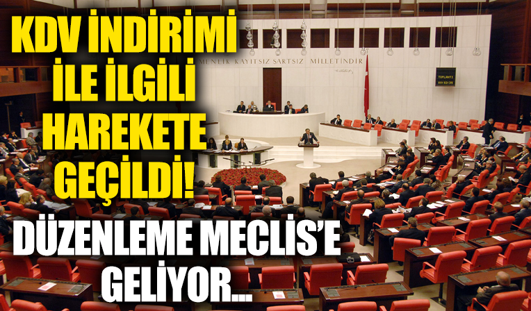 KDV indirimi için harekete geçildi!