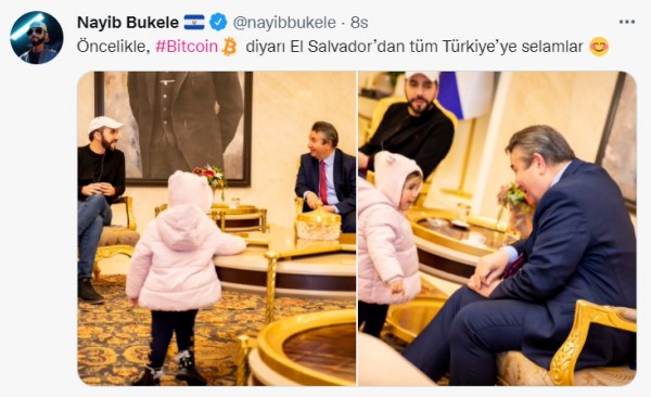 El Salvador Devlet Başkanı, sosyal medyadan Türkiye'yi esprili bir şekilde selamladı