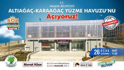 Altiagaç-Karaagaç Yüzme Havuzu Hizmete Açiliyor