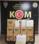 Antalya'da 635 Litre Sahte Alkol Ele Geçirildi Açiklamasi 8 Gözalti