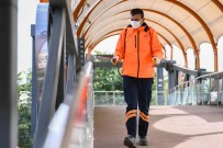 Büyüksehir Belediyesinden 50 Bin Kez Dezenfeksiyon Çalismasi