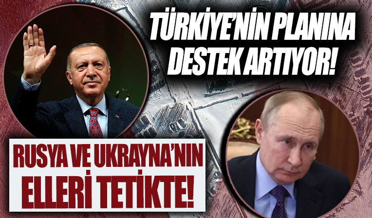 Türkiye'nin Rusya-Ukrayna planına destek artıyor!