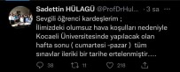 Üniversite Sinavlarina Ve Özel Egitime Kar Engeli