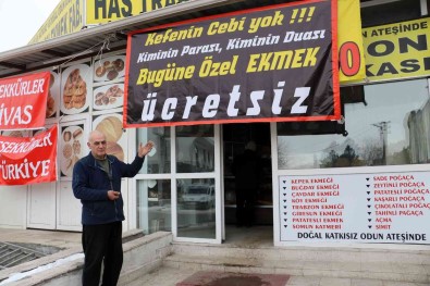 5 Bin Ekmek Ücretsiz Olarak Dagitiliyor