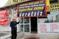 5 Bin Ekmek Ücretsiz Olarak Dagitiliyor