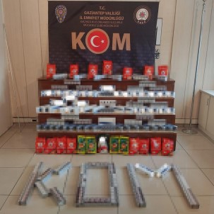 Gaziantep'te Bin 77 Paket Kaçak Sigara Ele Geçirildi