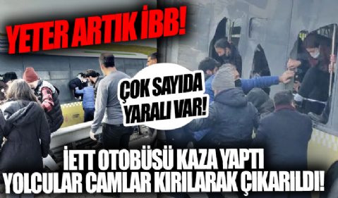 İstanbul Sefaköy'de İETT otobüsü kazası