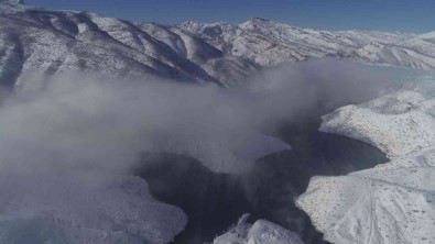 Kar Yagisindan Sonra Dogan Günes Sis Ile Kartpostallik Manzaralar Olusturdu