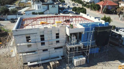 Kemer'de Anaokulu Ve Sanat Okulu Insaatlari Hizla Ilerliyor