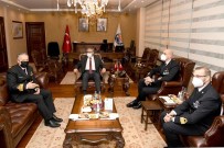 NATO Daimi Deniz Görev Grubu-2 Gemi Komutanlarindan Vali Su'ya Ziyaret