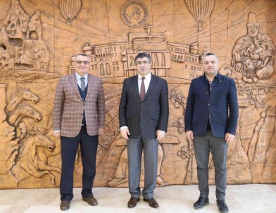 Seyrani Ipek'ten NEVÜ Rektörü Prof. Dr. Semih Aktekin'e Ziyaret
