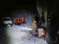 Aydin'in Yüksek Kesimlerinde Bir Grup Vatandas Karda Mahsur Kaldi
