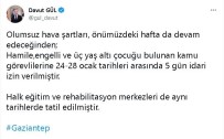 Gaziantep'te Kamu Görevlilerine Idari Izin