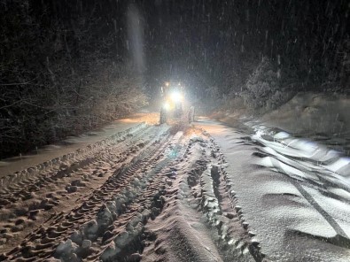 Yenisehir Köylerinde Yollar Ulasima Açildi