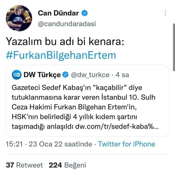 Sedef Kabaş'ı tutuklayan hakim üzerinden kara propaganda: Yalan haberlerle hedef haline getirdiler
