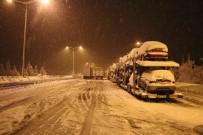 TEM'de Trafik Bolu Tüneli'nden Düzce'ye Ulasti