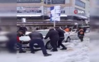 Arnavutköy'de Kar Esareti Devam Ediyor Haberi