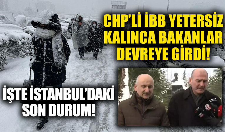 İçişleri Bakanı Soylu ve Ulaştırma ve Altyapı Bakanı Karaismailoğlu, İstanbul'da açıklamalarda bulundu!