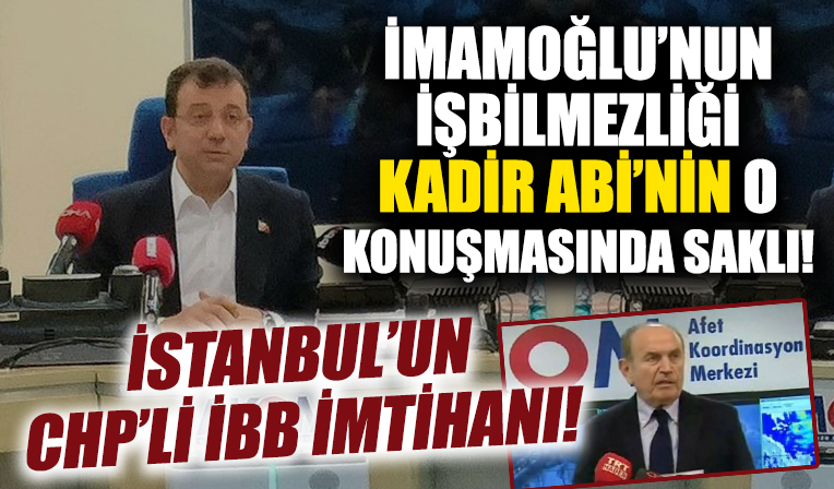 İstanbul'un karla değil CHP'li İBB ile imtihanı! İmamoğlu'nun işbilmezliği merhum Topbaş'ın 2017'deki videosunda saklı