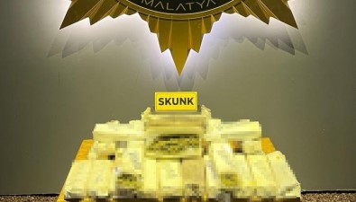 Malatya'da 4 Kilo 350 Gram Skunk Ele Geçirildi