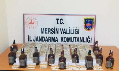 Mersin'de Sahte Içki Ve Kaçak Sigara Operasyonu