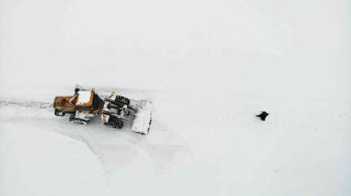 Mus'ta Kar Kaplanlarinin Gece Gündüz Kar Mesaisi