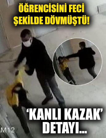 Öğrencisini fena şekilde döven öğretmenin yargılanması başladı! 'Kanlı kazak' detayı...