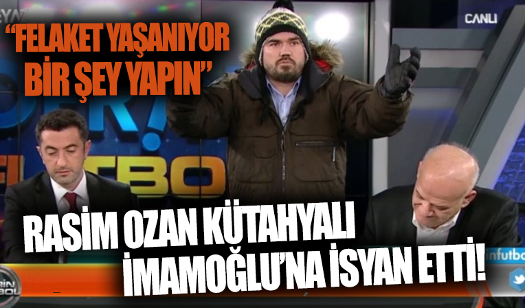 Rasim Ozan Kütahyalı'dan CHP'li İBB'ye canlı yayında kar isyanı!