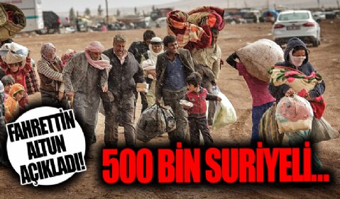 Fahrettin Altun'dan flaş açıklama! '500 bin Suriyeli döndü'