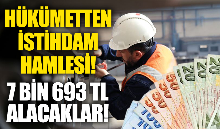 İstihdamı güçlendirmek için harekete geçildi! 7 bin 693 TL'yi bulan teşvik...
