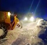 Yollar Kapandi, Ekipler Hastalanan 85 Yasindaki Vatandas Için Seferber Oldu