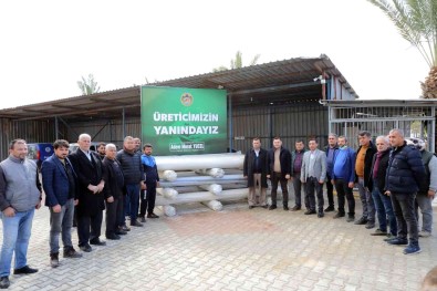 Alanya'da Firtinadan Zarar Gören Çiftçilere 2,5 Ton Naylon Destegi