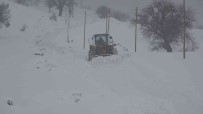 Bingöl'de Kar 139 Köy Yolunu Ulasima Kapatti