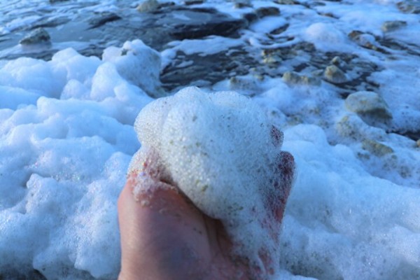 Burdur Gölü köpürdü! Uzmanlar endişelendiren görüntünün nedenini açıkladı