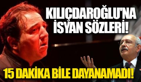 Fazıl Say Kemal Kılıçdaroğlu’na isyan etti! ''15 dakikadır…”