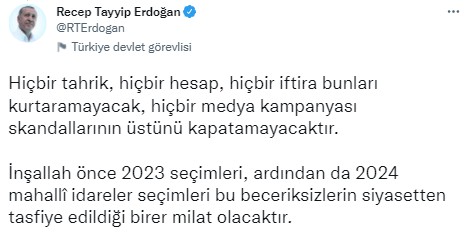 Başkan Erdoğan'dan muhalefete sert sözler: Milli onur ve haysiyetlerini kaybettiler